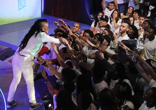 Help Me Out - Cassie performs "King of Hearts" at 106 &amp; Park, April 24, 2012. (Photo: John Ricard / BET)