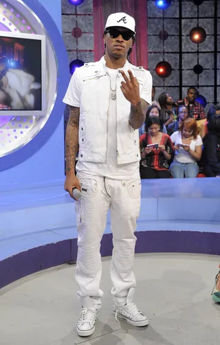Peace for the Future - Future at 106 &amp; Park, April 20, 2012. (Photo: John Ricard / BET)
