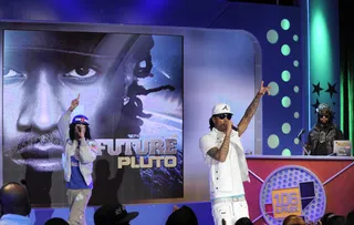 Team Work Makes The Dream Work - Hooking up with seasoned Atlanta rapper Rocko proved to be a great power move for Future. Aligning with Rocko's A1 Entertainment helped the new comer make a name for himself on ATL's mixtape market. &nbsp;(photo: John Ricard / BET)