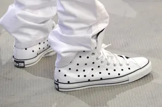 Futuristic Sneakers - Future at 106 &amp; Park, April 20, 2012.&nbsp; (Photo: John Ricard / BET)