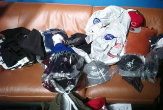 Laid Out - Clothing for Future is laid out in the green room at 106 &amp; Park, April 20, 2012. (Photo: John Ricard / BET)