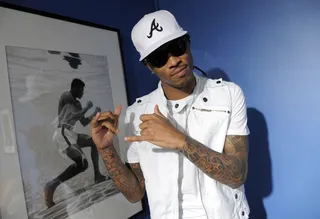 Chillin - Future in the green room at 106 &amp; Park, April 20, 2012. (Photo: John Ricard / BET)