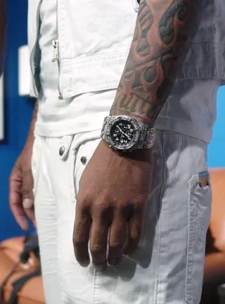 Lets Go - Future in the green room at 106 &amp; Park, April 20, 2012. (Photo: John Ricard / BET)