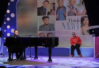 Mic Check - John Legend and Ludacris in sound check at 106 &amp; Park, April 19, 2012.&nbsp; (Photo: John Ricard / BET)