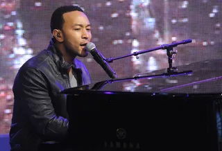 John Legend - The eight-time Grammy winner's hit 2012 single &quot;Tonight&quot; is shining in the Best Rap/Sung Collaboration category. This is his 19th nomination in Grammy history.&nbsp;(Photo: John Ricard / BET)