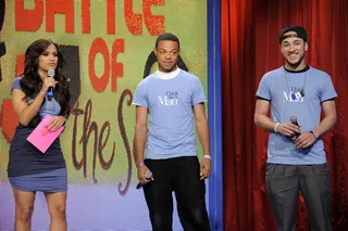 Lets Battle Out - Audience members have a Battle of the Sexes games with Rocsi Diaz at 106 &amp; Park, April 19, 2012. (Photo: John Ricard / BET)