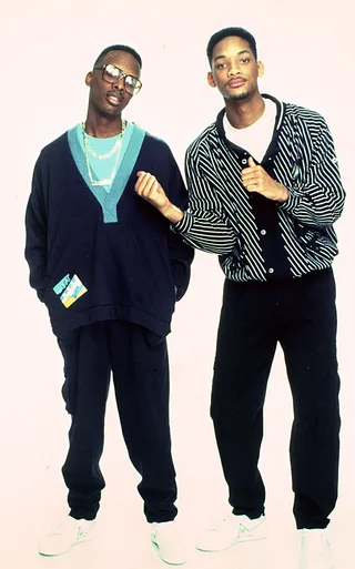 Will Smith - Will Smith and DJ Jazzy Jeff performed on a 1987 episode of American Bandstand. Years later, host Dick Clark would return the favor, appearing on a couple of episodes of Smith's show The Fresh Prince of Bel Air.(Photo: Ron Wolfson/Landov)