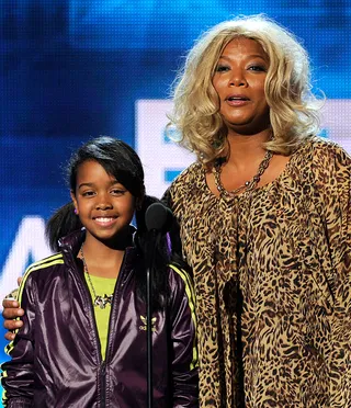 Shining at the BET Awards - Gabi Wilson, once again, shined bright when she wowed the audience at the 2010 BET Awards where she sang a snippet of Alicia Keys’ "Fallen." She also got to share an onstage moment with that year's host, Queen Latifah.  &nbsp;&nbsp;(Photo: Vince Bucci/PictureGroup)