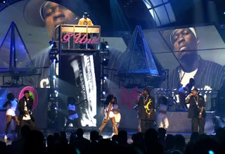 G-Unit - 50 Cent and crew perform "Stunt 101," "Let Me In" and "On Fire" during the&nbsp;4th Annual BET Awards.(Photo: M. Caulfield/WireImage.com/Getty Images)