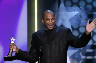 First Annual BET Awards - Donnie McClurkin received the first ever Best Gospel Artist award during the first annual BET Awards in 2001 at the Paris Hotel and Casino in Las Vegas. (Photo: M. Caulfield/WireImage)