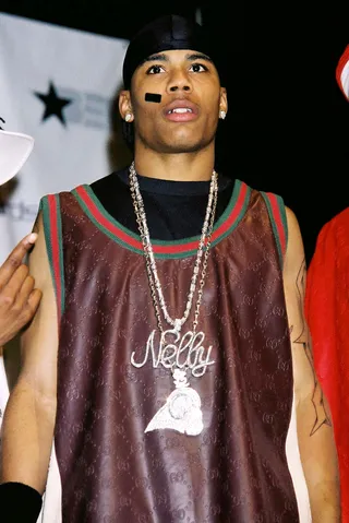 Nelly - St. Louis finds a hip hop hero when their hometown rapper released the 2000 hit Country Grammar&nbsp;and won the 2001 BET Award for Best New Artist award. (Photo: Scott Harrison/Getty Images)