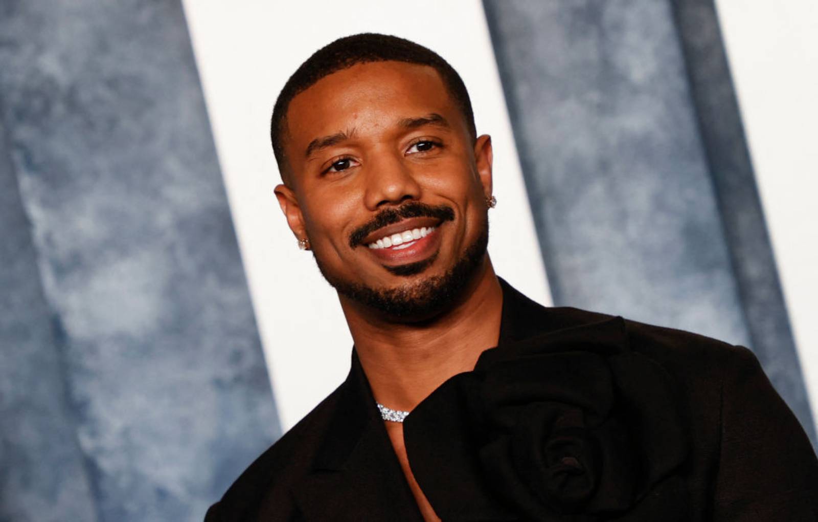 US actor Michael B. Jordan attends the Vanity Fair 95th Oscars Party at the The Wallis Annenberg Center for the Performing Arts in Beverly Hills, California on March 12, 2023. (Photo by Michael TRAN / AFP) (Photo by MICHAEL TRAN/AFP via Getty Images)