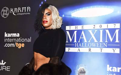 EJ Johnson - The Rich Kids of Beverly Hills star slayed on the red carpet as Cruella de Vil at the Maxim Halloween party. (Photo: Rodin Eckenroth/Getty Images)