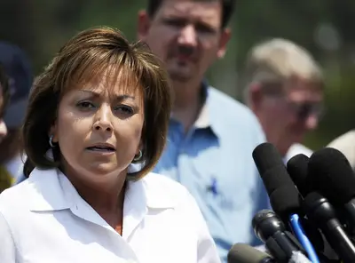 Susana Martinez - Elected governor of New Mexico in 2010, Susana Martinez is the state’s first female governor and the nation’s first female Latino to serve in the role. Like Haley, she wants to finish the job she’s started. &quot;I can't do this halfway and jump into something else. It would distract from what we have to do here,&quot; Martinez said. &nbsp;(Photo: EPA/LARRY W. SMITH /LANDOV)