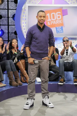 The Man - Terrence J at 106 &amp; Park, April 10, 2012. (Photo: John Ricard/BET)
