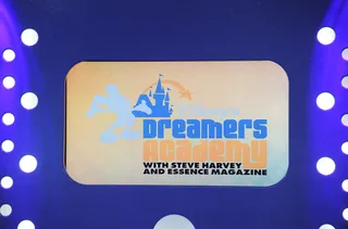 Dream Big - Steve Harvey discusses the Disney Dreamer's Academy charity at 106 &amp; Park, April 10, 2012. (Photo: John Ricard/BET)