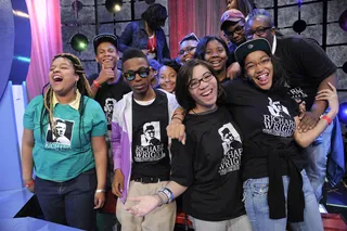 Study Hard - Students from Richard Wright School for Journalism and Media Arts at 106 &amp; Park, April 9, 2012. (photo: John Ricard / BET)
