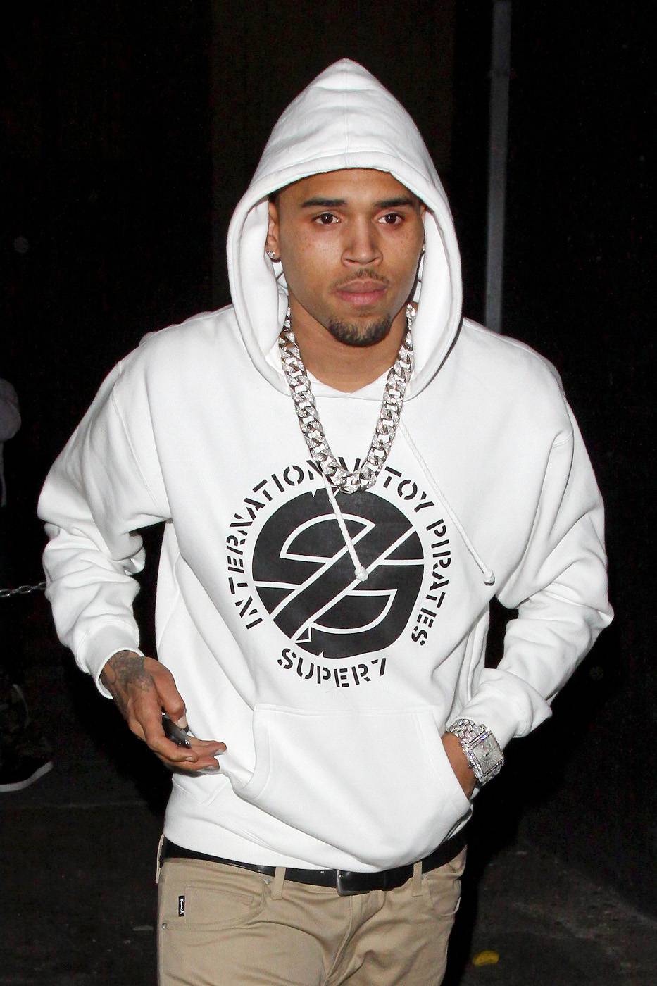 Chris Brown (@chrisbrown) - TWEET: &quot;Brandy is the best female vocalist to me!!!!!&quot; Chris Brown declares that Brandy is hands down, his favorite female singer. (Photo: David Tonnessen, PacificCoastNews.com)