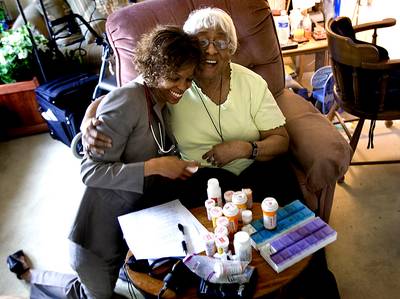 Black and Elderly in America - According to the U.S. Administration on Aging, most elderly Black people have at least one chronic condition.  Hypertension, arthritis, diabetes and all types of heart disease were among the most frequent registered in 2005-2007.(Photo: Raleigh News &amp; Observer/MCT/Landov)&nbsp;