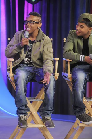 Mindless Behavior - Prodigy tells his most embarassing moment at 106 &amp; Park, April 4, 2012. (photo: John Ricard / BET)