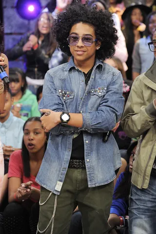 Princeton of Mindless Behavior - Princeton at 106 &amp; Park, April 4, 2012. (photo: John Ricard / BET)