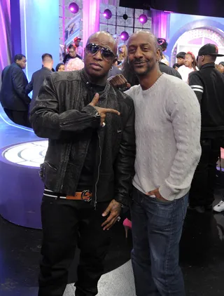 The Man - Baby and Stephen Hill at 106 &amp; Park, April 3, 2012. (photo: John Ricard / BET