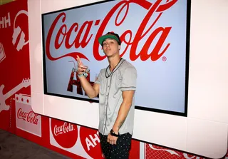 Say &quot;AHH&quot; - Colton Burton posts up during the World of &quot;AHH&quot; at BETX.(Photo: Rich Polk/BET/Getty Images for BET)