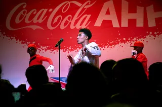 Turning It Up - Trevor Jackson makes a huge impression on the audience.(Photo: Rich Polk/BET/Getty Images for BET)