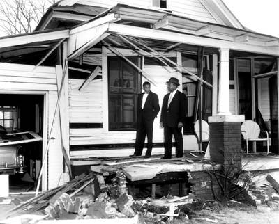 Pushback From Montgomery Officials - The bus boycott continued through 1956. Montgomery officials sought to weaken the movement by taking down the leadership, including Martin Luther King Jr. On Jan. 30, 2016, King’s house was bombed. No one in his family was injured in the attack. Still the boycott continued. In February 1956, 89 leaders were indicted for disobeying a state anti-boycott law. King was brought to trial and convicted for his actions.(Photo: Bettmann/Corbis)