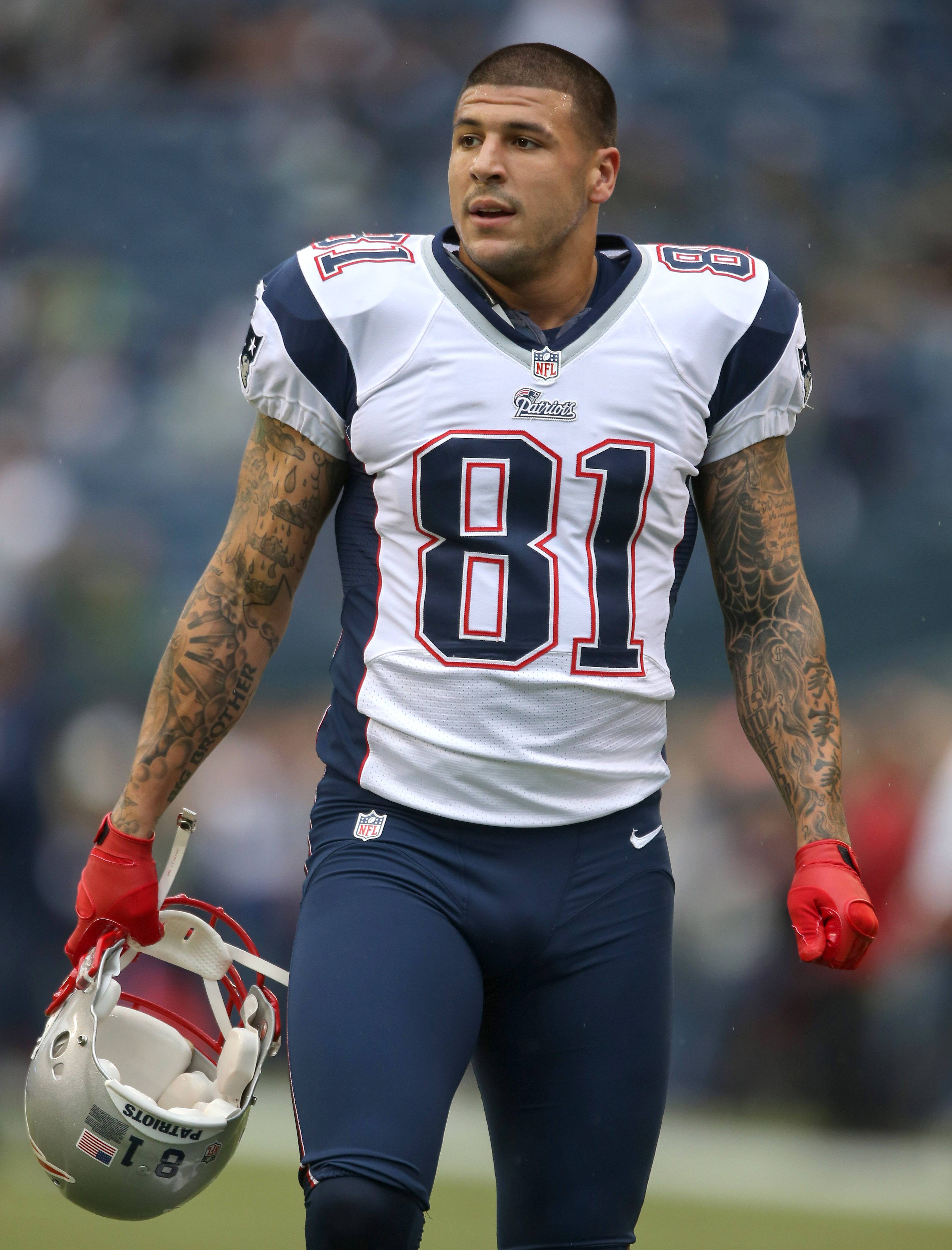 Aaron Hernandez New Image 1 from Red Zone Football Players