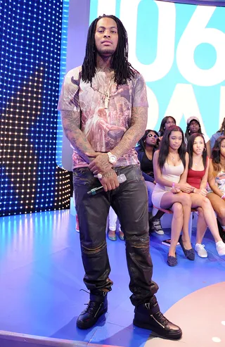 Blessings to Waka Flocka - 106 &amp; Park sends love and prayers to Waka Flocka who has lost his little brother Kayo Redd.&nbsp;(photo: John Ricard / BET)
