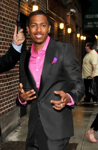 Getting Fresh - Nick Cannon is seen arriving outside the Ed Sullivan Theater before his taping of the Late Show With David Letterman.&nbsp;(Photo: HRC/WENN.com)