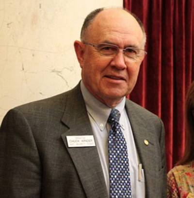 Idaho Sen. Chuck Winder - ?I would hope that when a woman goes into a physician, with a rape issue, that that physician will indeed ask her about perhaps her marriage, was this pregnancy caused by normal relations in a marriage, or was it truly caused by a rape.&quot;(Photo: ChuckWinder.com)