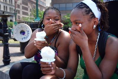 Buffalo’s 38th Juneteenth - The third largest Juneteenth festival in the world gathered at the Martin Luther King Jr. Park in Buffalo, New York, on June 15 and 16.&nbsp;(Photo: The Post-Standard /Landov)