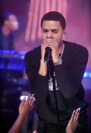 Impact Track: J. Cole f/ TLC – "Crooked Smile" - J. Cole boldly acknowledges and celebrates his (and woman’s) natural beauty — flaws and all — on this cut vying for the Impact Track award.&nbsp;(photo: John Ricard / BET)