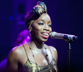 Estelle - The Brit soulstress is nominated for Best R&amp;B Performance thanks to her single &quot;Thank You.&quot;&nbsp;(Photo: WENN.com)