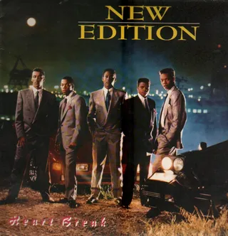 N.E. Heartbreak - N.E. drops their fifth studio LP Heart Break in 1988. The disc eventually goes double platinum due to popular singles like “If It Isn’t Love” and “Can You Stand the Rain.” (Photo: MCA Records)