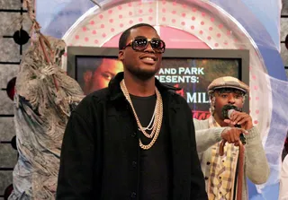 Philly Stand Up - Meek Mill visits 106 &amp; Park. October 31, 2012(Photo: Randy Smith/BET)