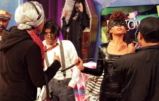 Just A Touch - Meek Mill visits 106 &amp; Park. October 31, 2012(Photo: Randy Smith/BET)