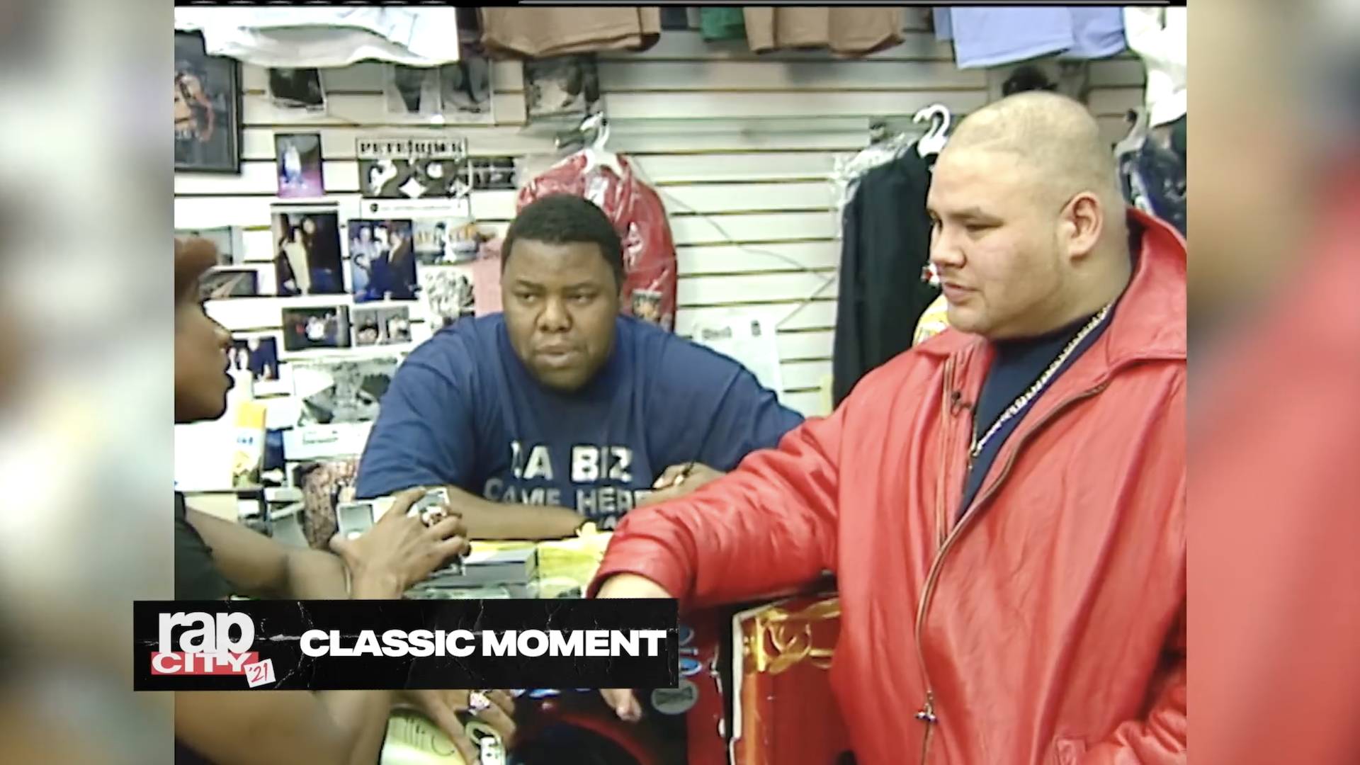Classic clip of artists Biz Markie and Fat Joe.