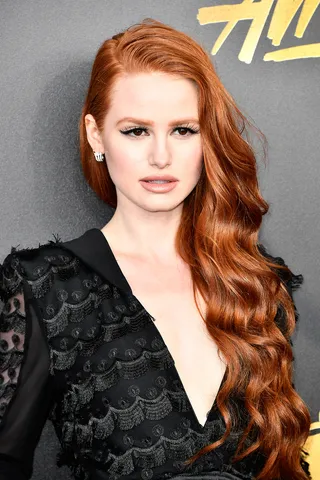 Madelaine Petsch - Actress Madelaine Petsch attends the 2017 MTV Movie and TV Awards with wavy red hair.(Photo: Frazer Harrison/Getty Images)