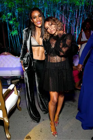 Annie Ilonzeh and Katerina Graham - Annie Ilonzeh and Katerina Graham posed for a photo together at the&nbsp;All Eyez on Me film premiere at After Party in Los Angeles.&nbsp;(Photo: John Salangsang/Variety/REX/Shutterstock)