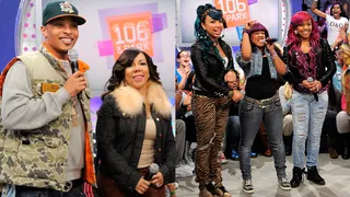 T.I. and Zonnique - Although technically the stepdaughter of the King of the South, there's no missing links here. Zonnique is part of the colorful pop group OMG Girlz&nbsp;and stars with her folks&nbsp;T.I. and Tiny on T.I. &amp; Tiny: The Family Hustle.(Photos: John Ricard/BET)