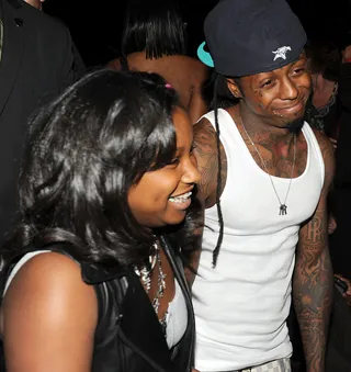 Lil Wayne and Reginae - Lil Wayne's daughter, Reginae, has made claim to her own fame, stuntin' like her daddy (and her momma, reality show star Toya. She was a member of the OMG Girlz and branched her lyrical talent into literary success with the release of Paparazzi Princesses, a novel co-written with Birdman's dauther, Bria Williams.(Photo: Kevin Winter/Getty Images)