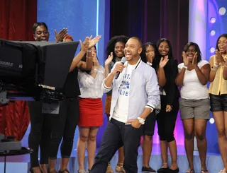 What's Up - Trey Songz at 106 &amp; Park, June 12, 2012. (Photo: John Ricard / BET)