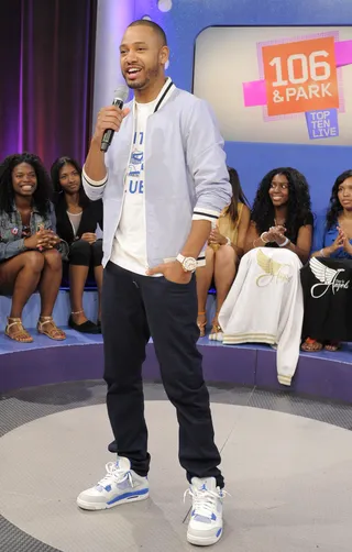 Ready - Terrence J at 106 &amp; Park, June 12, 2012. (Photo: John Ricard / BET)