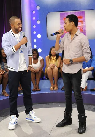 Glad To Be Here - Terrence J and Tyler James Williams at 106 &amp; Park, June 12, 2012. (Photo: John Ricard / BET)