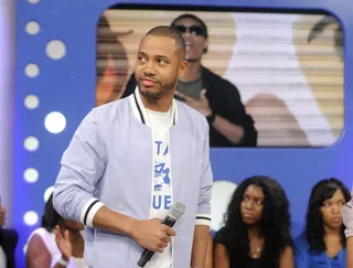 Holla - Terrence J at 106 &amp; Park, June 12, 2012. (Photo: John Ricard / BET)