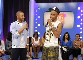Let's Go - Terrence J and Trey Songz at 106 &amp; Park, June 12, 2012. (Photo: John Ricard / BET)