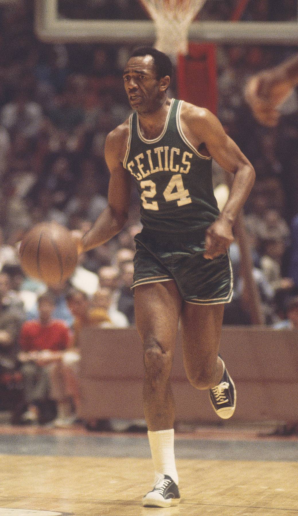 Sam Jones - NBA Titles: 10  Teams: Boston Celtics 1959-66, 1968-69 (Photo: Focus on Sport/Getty Images)